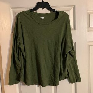 Old Navy long sleeve Everywhere Forest green XL shirt